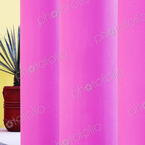 Pink Architectural Columns