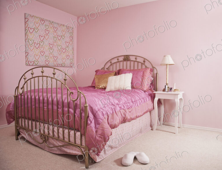 Pink Bedroom Interior