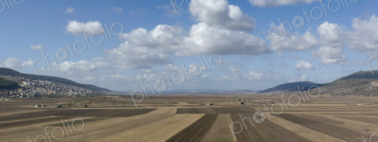 Plowed Agricultural Fields in the Beit Netofa Valley