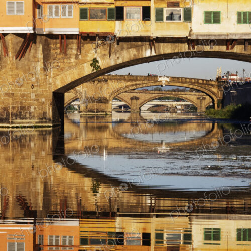 Ponte Vecchio Crossing the River A