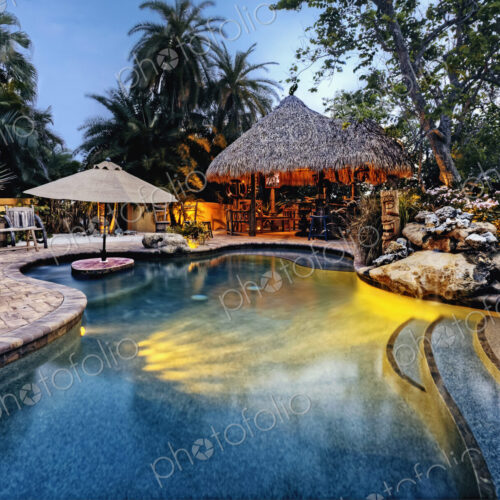Pool at a Tropical Resort Pool at a Tropical Resort