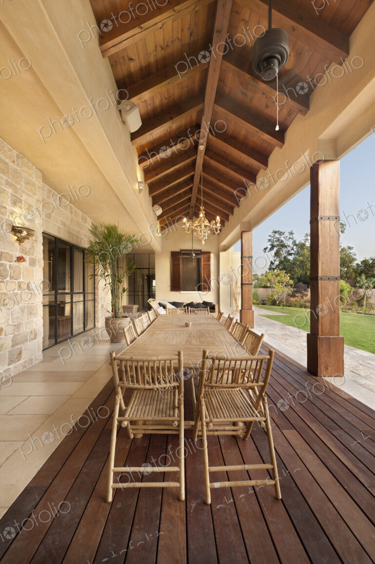 Porch with a Dining Area