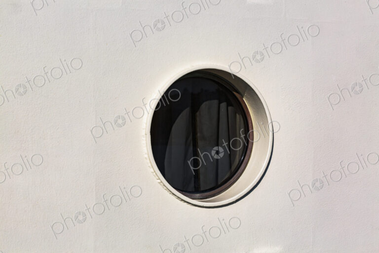 Porthole window on a Puget Sound ferry, Seattle