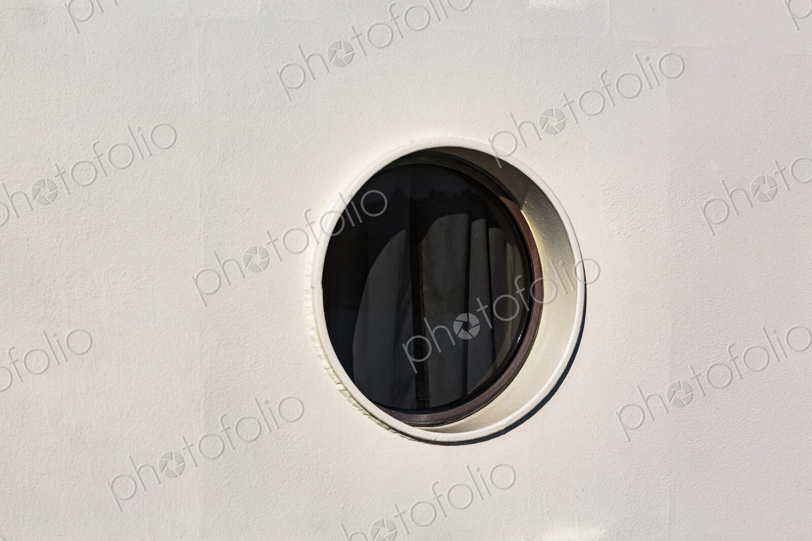 Porthole window on a Puget Sound ferry, Seattle