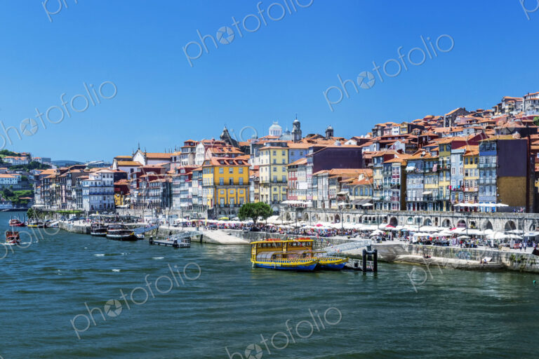 Porto cityscape and harbor, Porto, Portugal