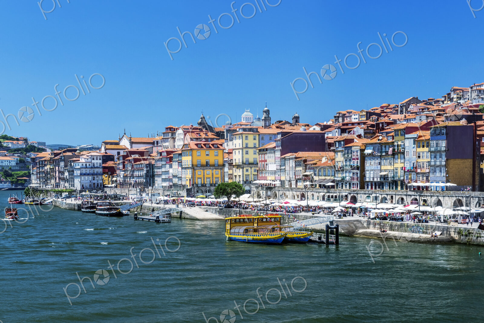 Porto cityscape and harbor, Porto, Portugal