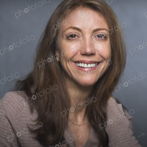 Portrait of a smiling middle aged woman. Portrait of a smiling middle aged woman.