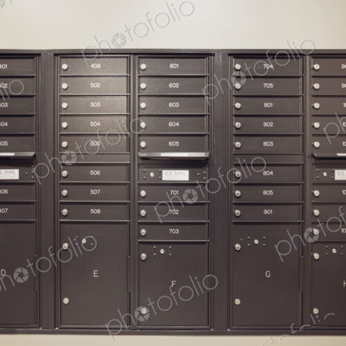 Post cabinets and mail boxes. Post cabinets and mail boxes.
