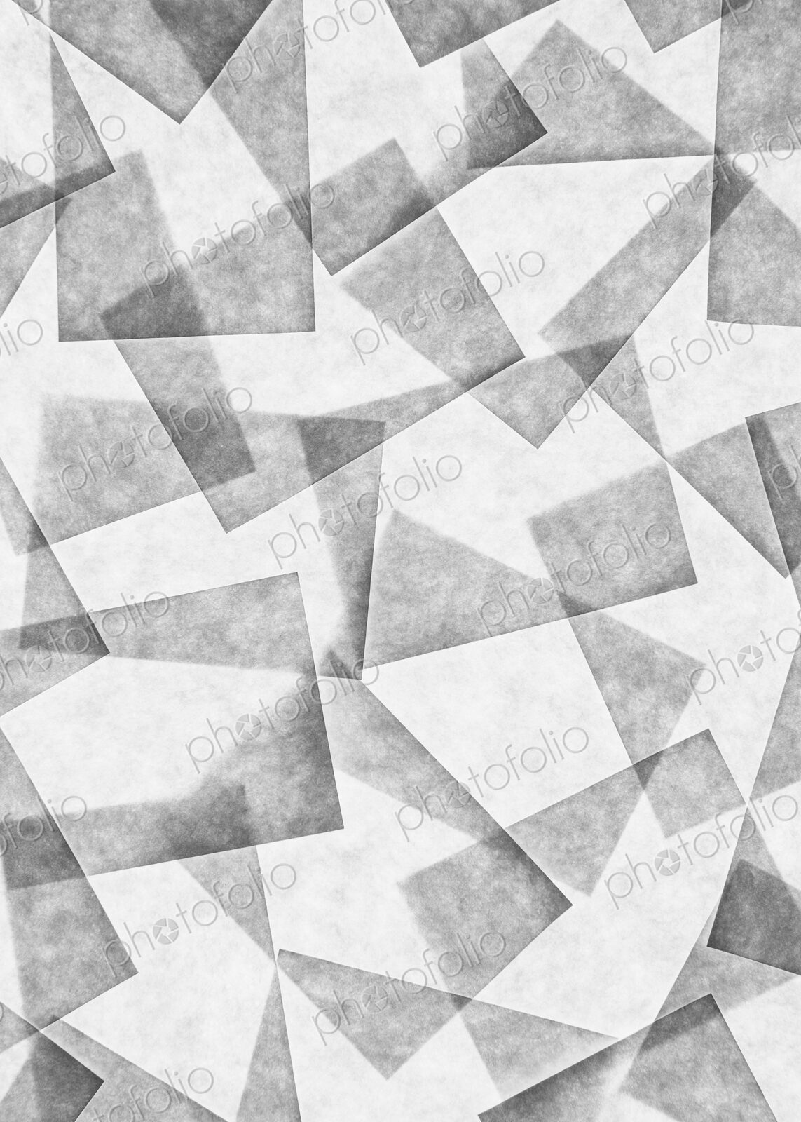 Post it notes arranged and overlapping, above a light source.