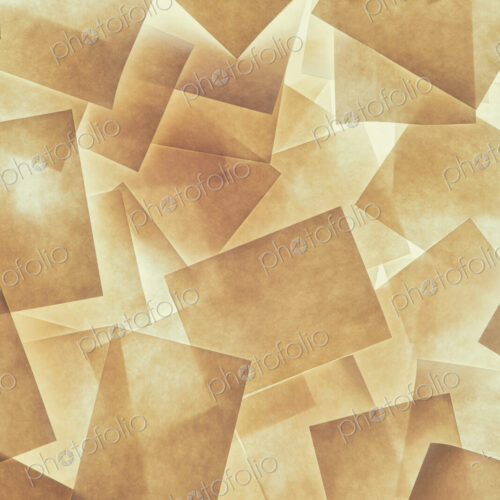 Post it notes arranged and overlapping, above a light source.