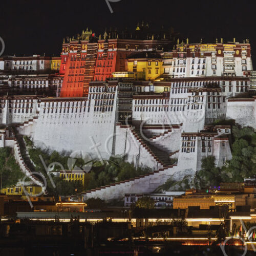 Potala Palace at Dusk Lhasa, Autonomous Region of Tibet Potala Palace at Dusk Lhasa, Autonomous Region of Tibet