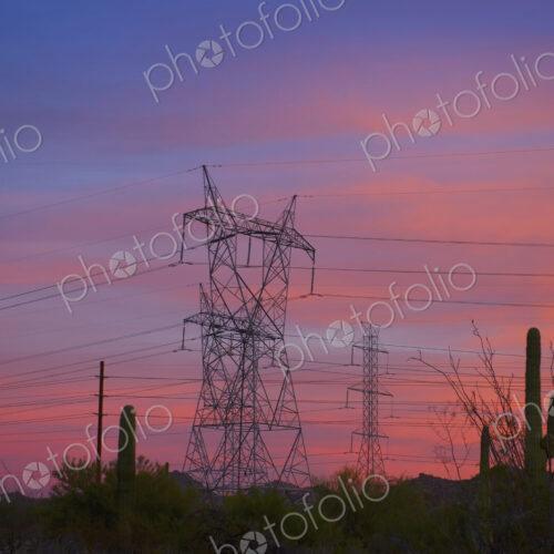 Power Lines in the Desert Power Lines in the Desert