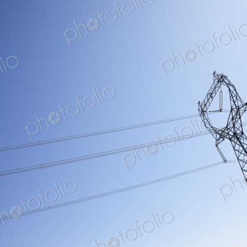 Power Pylon with Power Lines