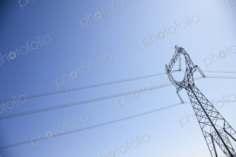 Power Pylon with Power Lines