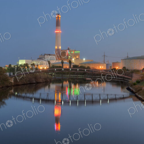 Power Station Near River Power Station Near River