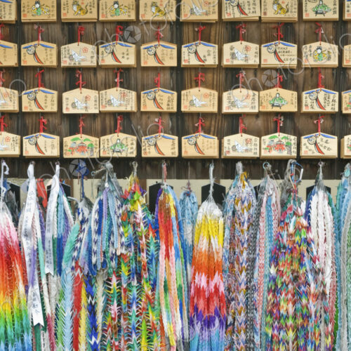 Prayer Plaques & Origami Cranes