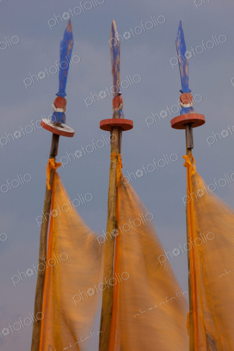 Prayer flags, Paro Valley, Bhutan