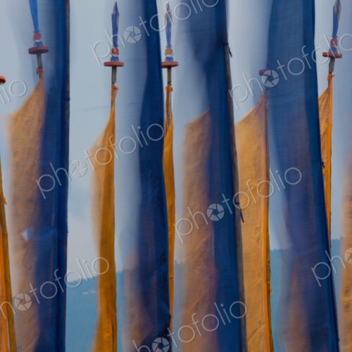 Prayer flags, Paro Valley, Bhutan