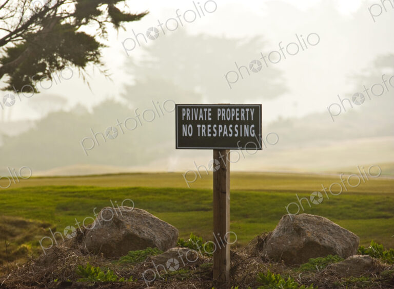 Private Property No Trespassing Sign