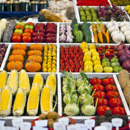 Produce At A Farmers Market Produce At A Farmers Market