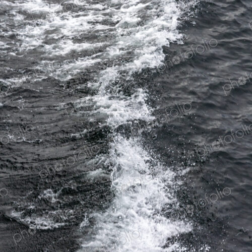 Puget Sound ferry wake close up, Seattle, WA USA