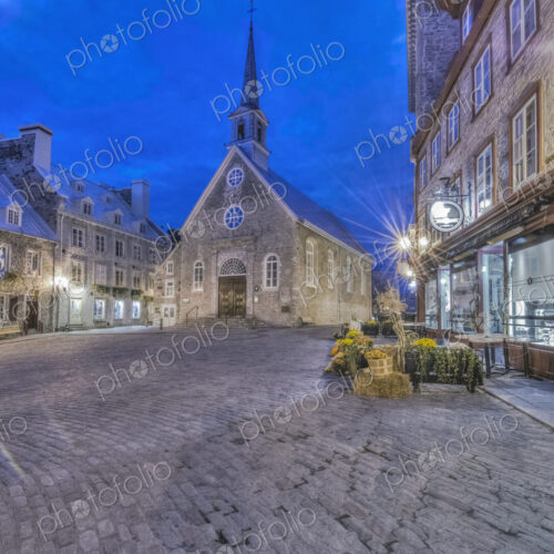Quebec city, old town at dawn, UNESCO heritage site, Place Royale, aa cobblestone… Quebec city, old town at dawn, UNESCO heritage site, Place Royale, aa cobblestone…