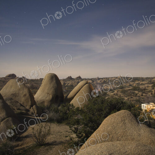 RVs camp at Joshua Tree National Park RVs camp at Joshua Tree National Park
