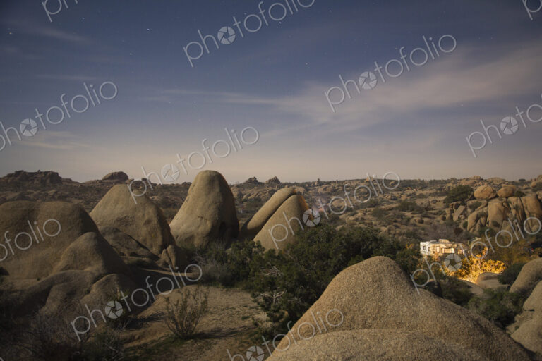 RVs camp at Joshua Tree National Park
