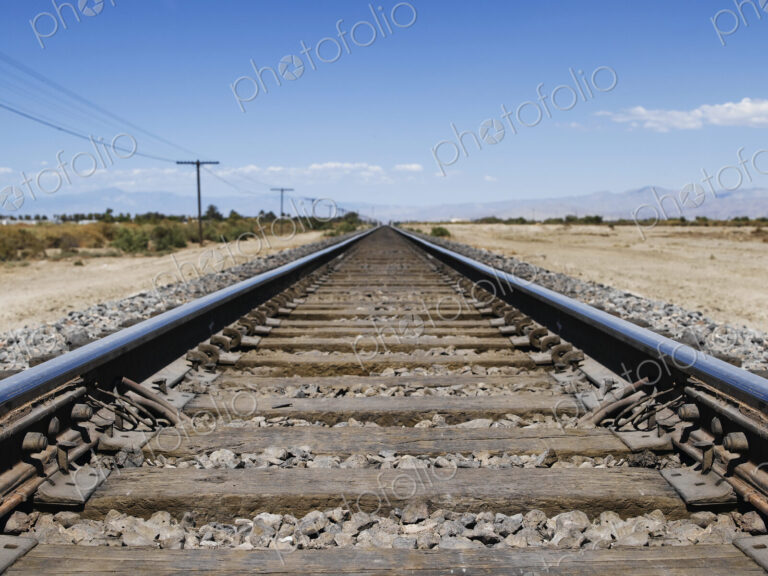 Railroad Tracks in the Countryside