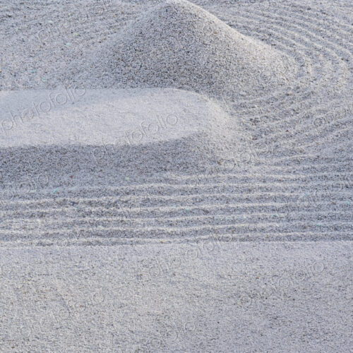 Raked Sand Patterns in Kodai-ji Temple, Kyoto, Japan.
