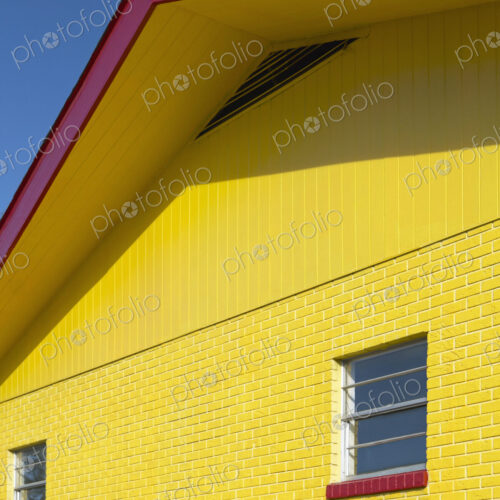 Red And Yellow House