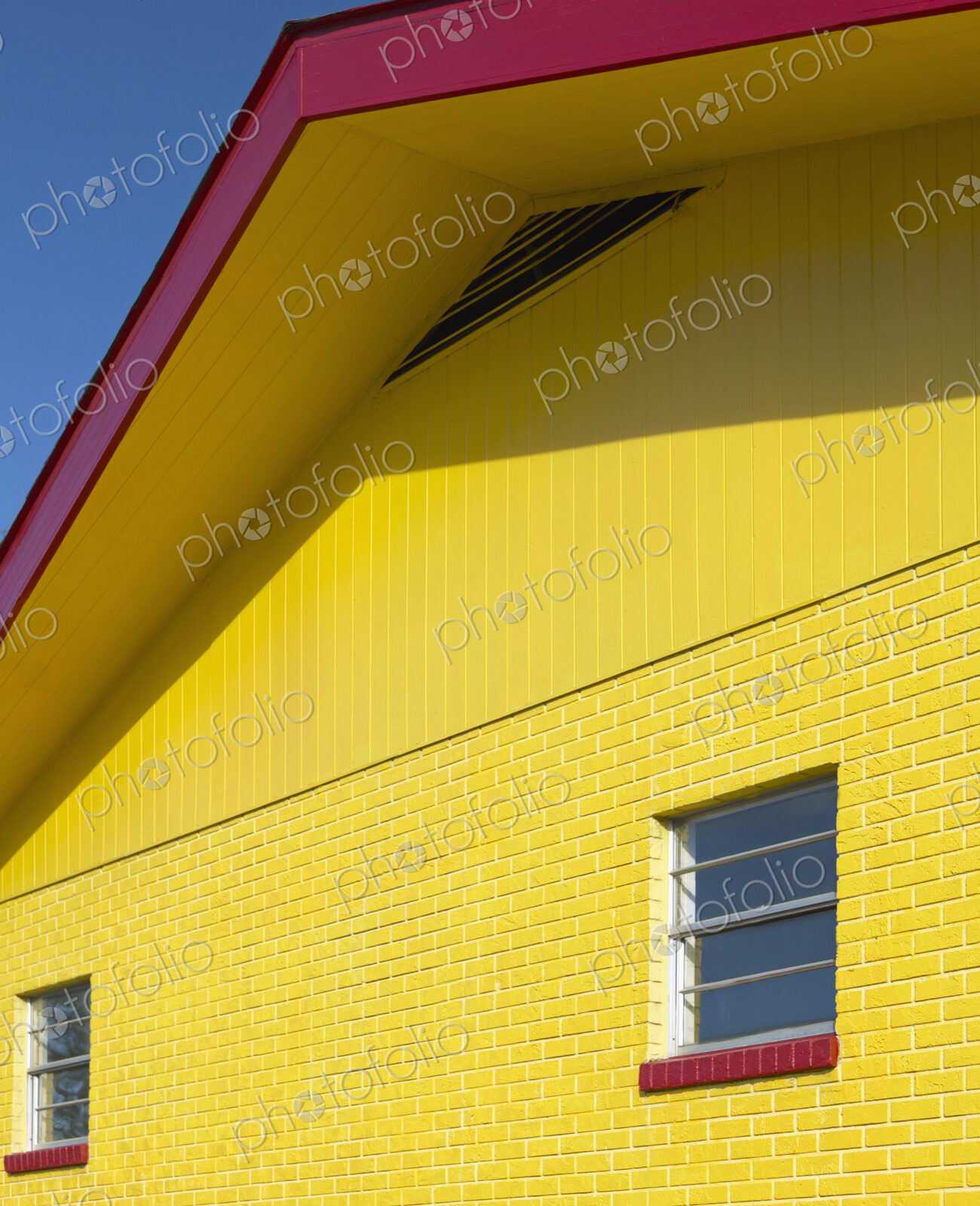 Red And Yellow House