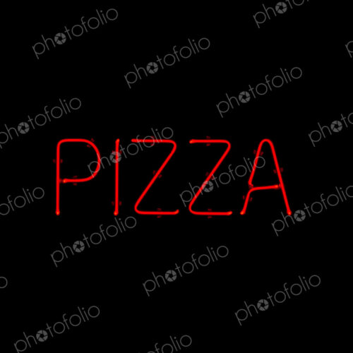 Red Neon Pizza Sign Red Neon Pizza Sign