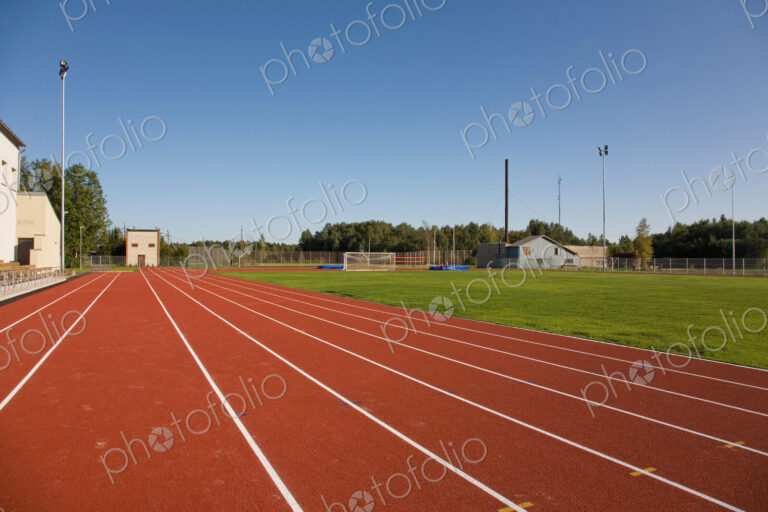 Red Running Track