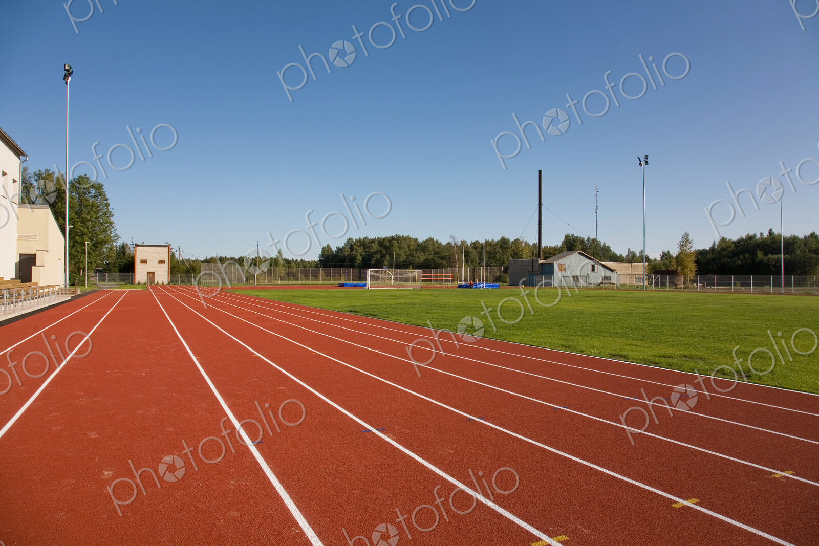 Red Running Track