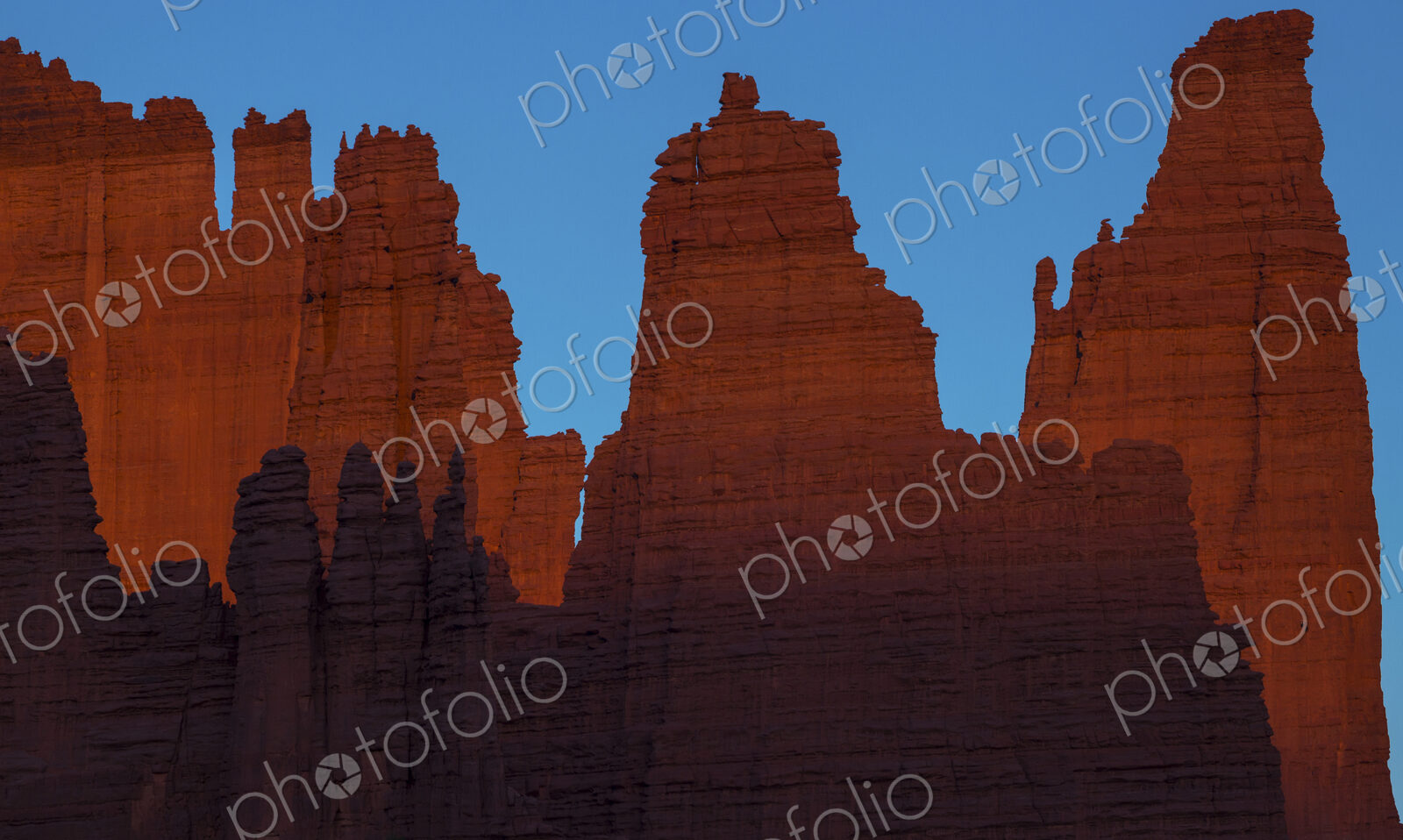 Red rock cliffs near Moab, Utah, USA