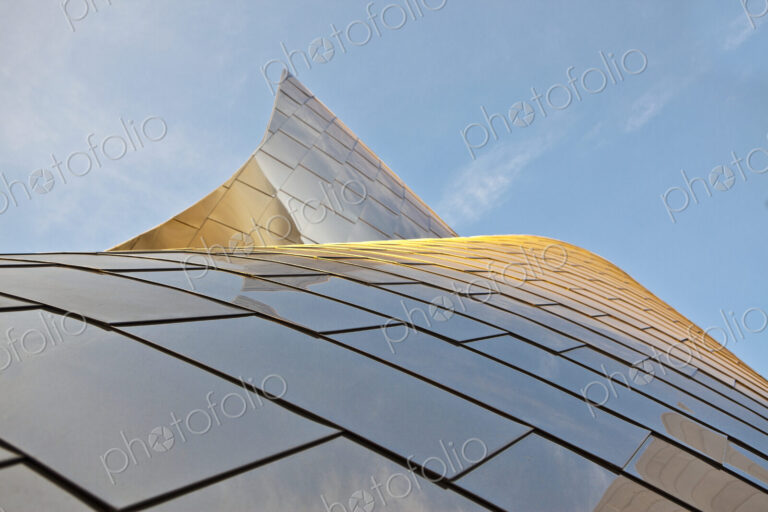Reflections Off of a Mirrored Building Exterior