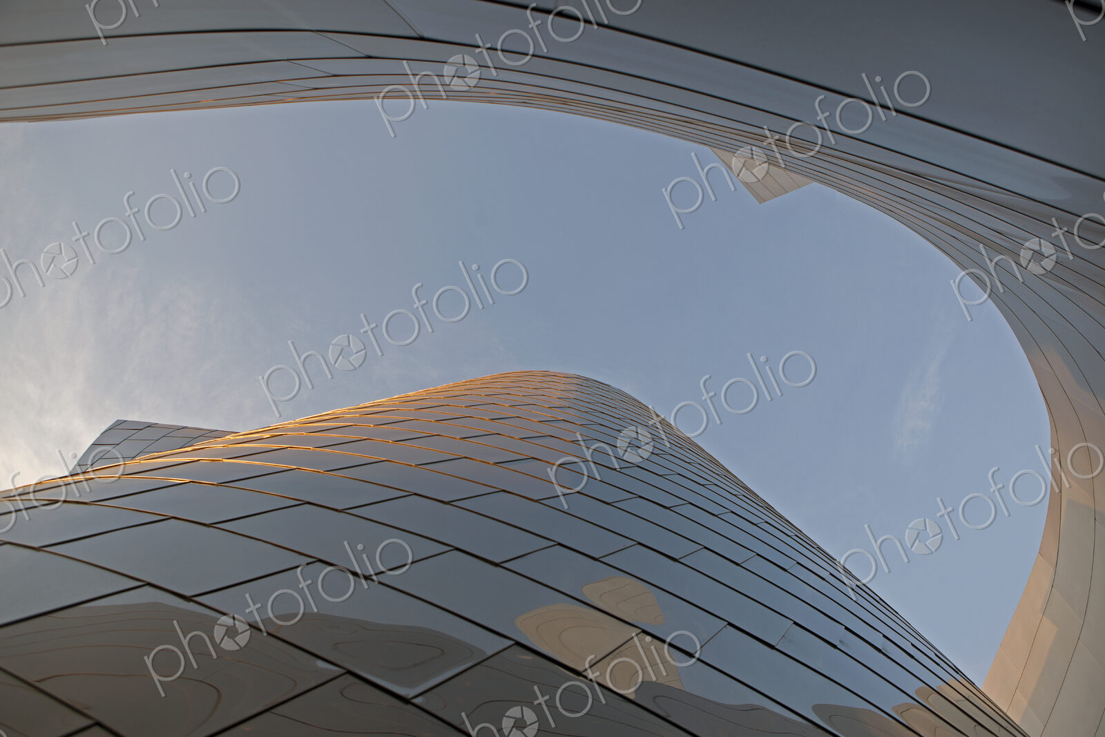 Reflections Off of a Mirrored Building Exterior