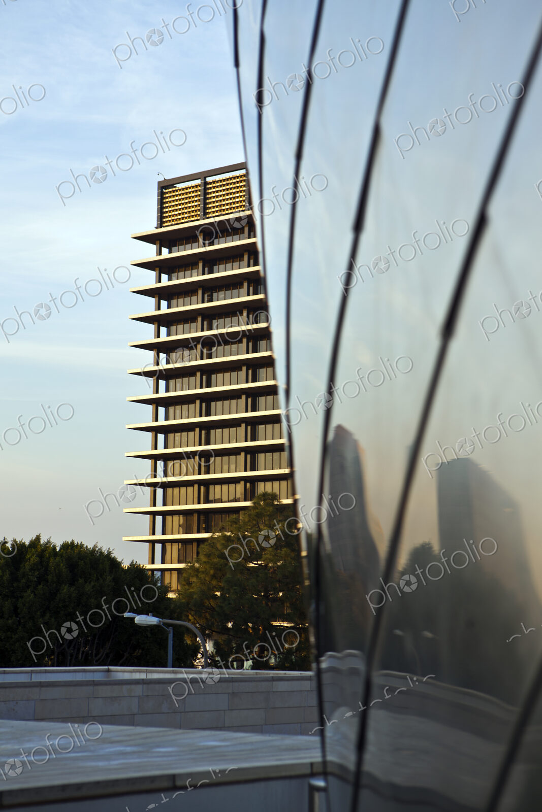 Reflections Off of a Mirrored Building Exterior