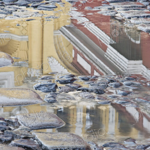Reflections in Cobblestones