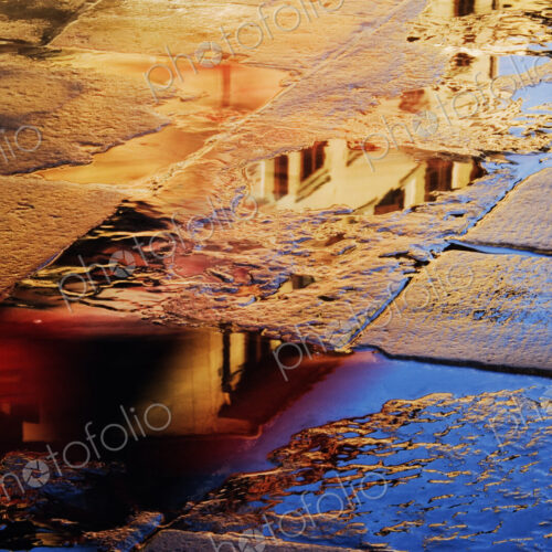 Reflections in the Paving Stones of the Piazza della Signoria Reflections in the Paving Stones of the Piazza della Signoria