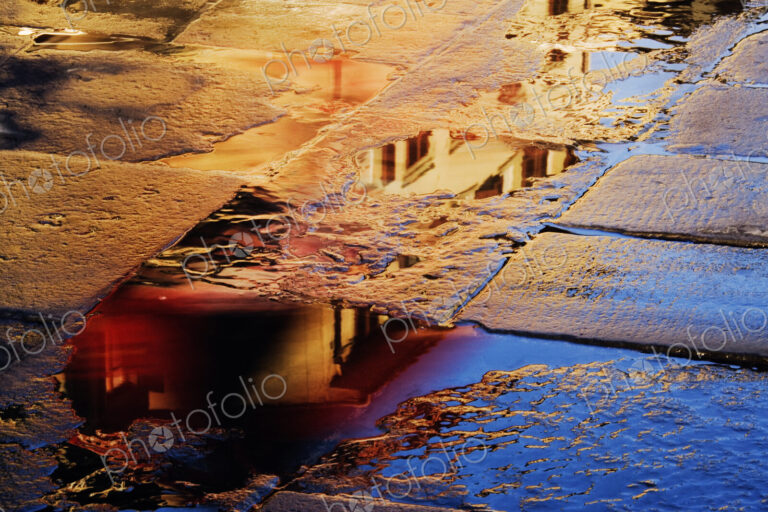 Reflections in the Paving Stones of the Piazza della Signoria