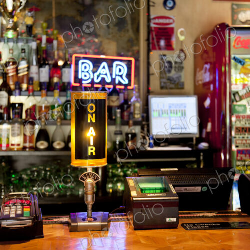 Register at an American Style Bar Register at an American Style Bar