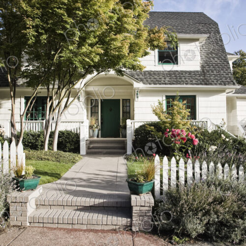 Remodeled older style home exterior Remodeled older style home exterior