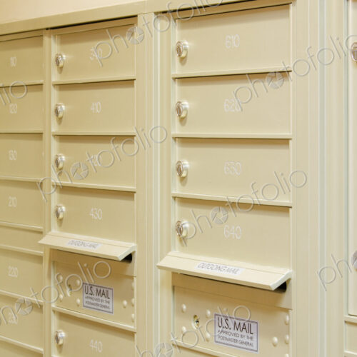 Residential Mailboxes in Apartment Building Residential Mailboxes in Apartment Building