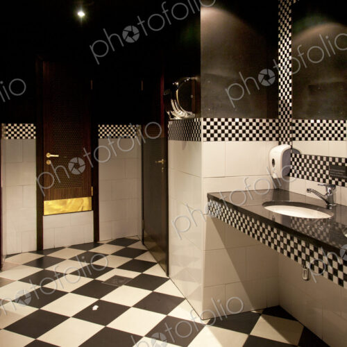 Retro Style Restroom