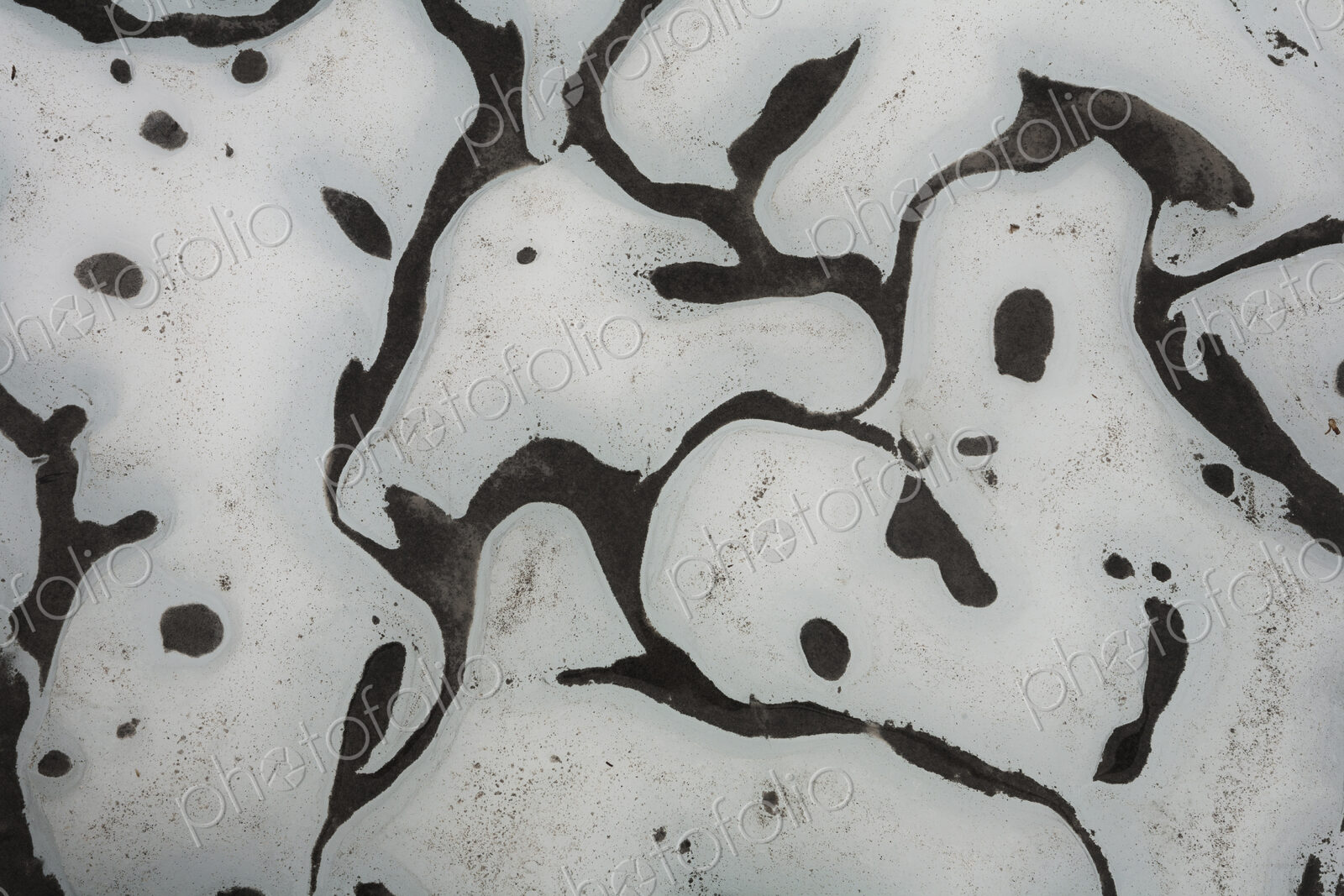 River sand on aufeis, Kongakut River Region, Alaska