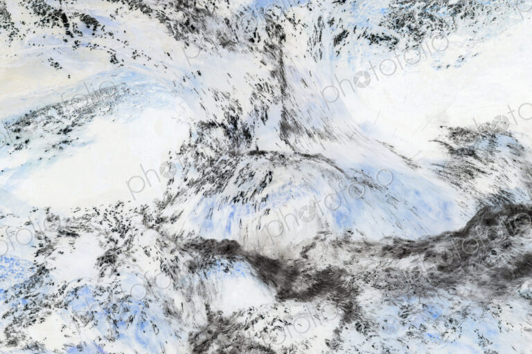 River water abstract, long exposure of river water flowing over boulders and rocks