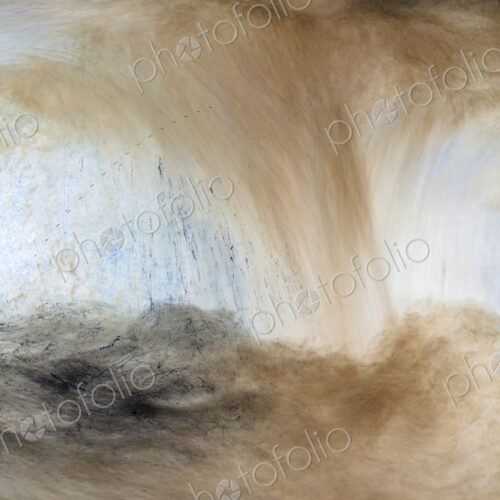 River water abstract, long exposure of river water flowing over boulders and rocks,…