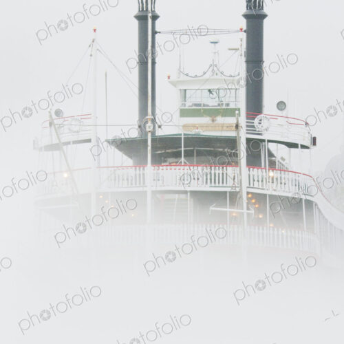 Riverboat in the Fog